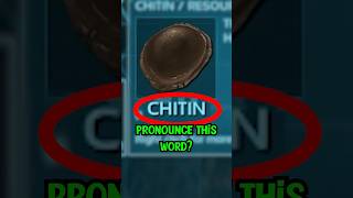 How do you say Chitin [upl. by Neukam]