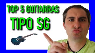 Las MEJORES GUITARRAS tipo SG BARATAS para COMPRAR 🔝  Doble Cutaway [upl. by Euginimod565]