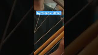 Gyroscopic effect space viralvideo gyroscope facts science physics [upl. by Hcurab]