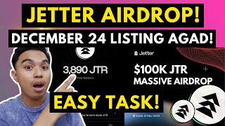 JETTER NEW AIRDROP GAME EASY AND SIMPLE TASK FOR AIRDROP I JETTER AIRDROP ON DECEMBER 24 [upl. by Deland]