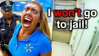 When Entitled Walmart People Get Caught Red Handed [upl. by Chenee859]