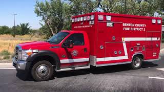 Benton County FD 2 Medic 1221 Transporting [upl. by Goldshell]