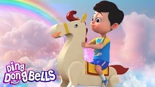 लकड़ी की काठी  Lakdi ki kathi v2  Popular Hindi Children Songs Animated Songs by Ding Dong Bells [upl. by Collimore]