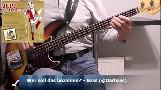 Jupp Schmitz Wer soll das bezahlen  Bass Cover 🎧 instrumental [upl. by Aiym]