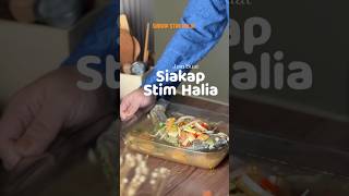 Jom Buat Siakap Stim Halia food foodie [upl. by Reeve]