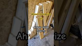 Ahşap avize yapımı howto woodworking diy nasılyapılır [upl. by Aihsrop]