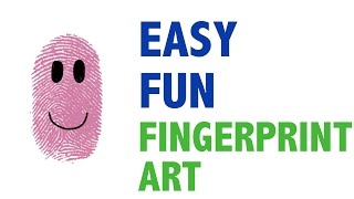 How To Make Easy Fingerprint Art for Kids [upl. by Heimlich]