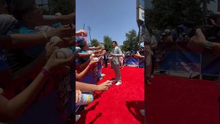 Christian Yelich at MLB Texas AllStar Red Carpet Show in Arlington Texas mlb christianyelich [upl. by Masha]