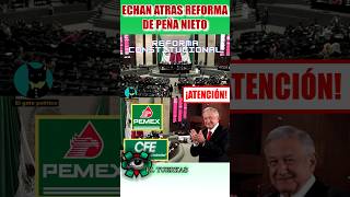 Reforma energética de PEÑA NIETO es echada para ATRAS PEMEX Y CFE empresa ESTALES [upl. by Nedra504]