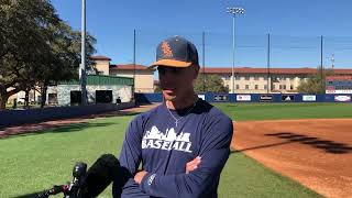 UTSA Baseball pitcher Ruger Riojas press conference 21324 [upl. by Apfelstadt]