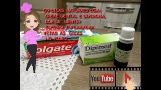 PASTA DE DENTE E DIPIRONA  ADEUS DOR DE DENTE MICOSE  ESPINHASENTRE OUTRAS [upl. by Lesna121]