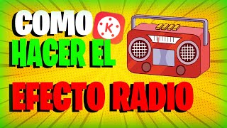 cómo hacer el efecto radio o megáfono en el kinemaster BastianEdit [upl. by Mrots]