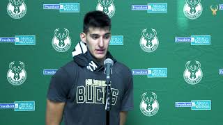 Georgios Kalaitzakis Press Conference  Milwaukee Bucks Training Camp Day 1 [upl. by Minton]