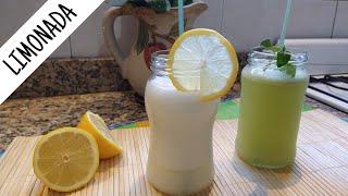 COMO HACER LIMONADA  Dos tipos de limonada casera  Receta fácil y rápida  Muy refrescante [upl. by Nnyleve]