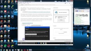 How to permanently disable Windows 10 defender Very easy 2016 [upl. by Ecylla]