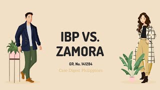 GR NO 141284 IBP vs Zamora Case Digest Audio [upl. by Lennor]