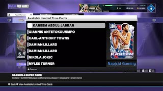 NBA 2K24 Season 4 MyTEAM Super Packs [upl. by Enicul729]