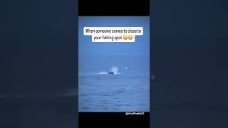 Gotta protect those spots 😳 fishing ocean protection boat fail viralposts [upl. by Spears]