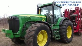 Обзор трактора John Deere 8520 2004 [upl. by Eleon288]