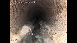 1621 S Estes St SEWER SCOPE VIDEO After Cleaning [upl. by Dari]