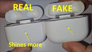 Airpods 3rd generation real vs fake review How to spot authentic Apple Airpods 3 [upl. by Siegler]