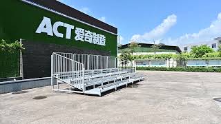 ACT simple bleacher seats portable tribune for football field bleacher seats for stadium [upl. by Lyndell]