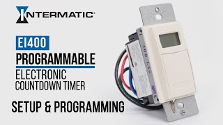 How to Set up and Program the Intermatic EI400 Electronic Countdown Timer [upl. by Rosse]