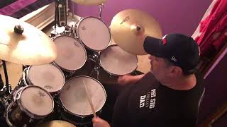 quotTreat Me Rightquot by Pat Benatar Drum Tutorial by Sal M [upl. by Novhaj]