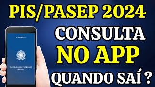 PISPASEP 2024 CONSULTA NO APP LIBERA EM BRVE [upl. by Ecinrahs]