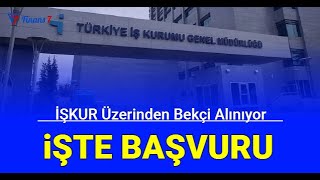 İŞKUR üzerinden bekçi alımı başvurusu nasıl yapılır [upl. by Annoirb]