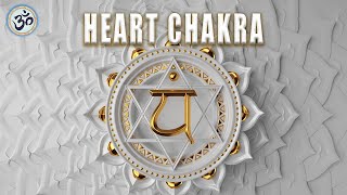 HEART CHAKRA Powerful Healing Meditation Music  Emotional Healing  Love Energy Attract Love [upl. by Aikcin]