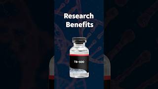 Research Benefits of TB500 skincare peptides fitness mens science TB500 [upl. by Celina]