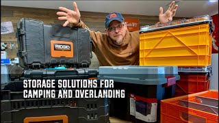 CHEAP and EXPENSIVE Storage Solutions for Camping and Overlanding [upl. by Aihsakal]