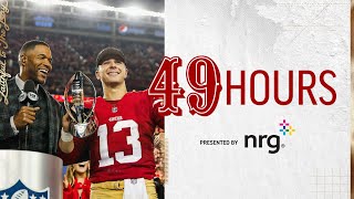 49 Hours Checking Off the NFC Championship  49ers [upl. by Amati]