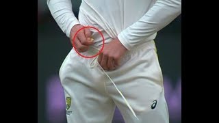 CHEATING in CRICKET  Cameron Bancroft Caught Tampering The Ball [upl. by Odlareg]