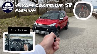 Aixam Crossline S8 Premium 2016 POV Drive Highspeed Walkaround [upl. by Eerbua]