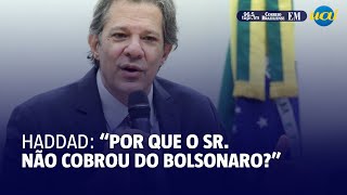 Haddad questionou Zema após cobrança do governador [upl. by Hedgcock]