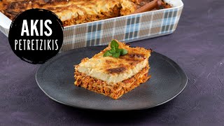 Chicken Lasagna with Bechamel Sauce  Akis Petretzikis [upl. by Hak]