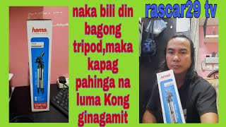 Imboxing my tripod sa wakas naka bili din bago  rascar29 tv [upl. by Ybsorc]