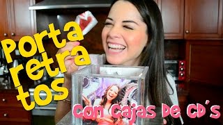 Portaretratos con Cajas de cd  Arely Tellez [upl. by Alyss]