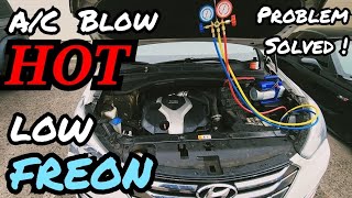 How I Found the AC Leak on My Hyundai Santa Fe Sport [upl. by Prisilla359]