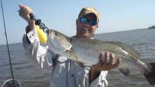 9 Lbs Trout On Calcasieu [upl. by Slocum]