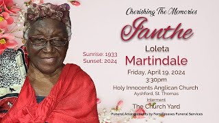 Cherishing The Memories  Ianthe Loleta Martindale [upl. by Nikral372]