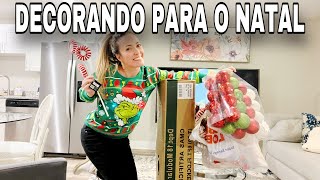 DECORANDO O APARTAMENTO PARA O NATAL E MEU IPHONE 15 CHEGOU 🥳🎄 [upl. by Ibrik]