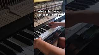 Synesthesia piano music calm trending viral shorts [upl. by Ecar700]