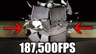 Ridiculous Magnets Colliding at 187000FPS  The Slow Mo Guys [upl. by Ivers]