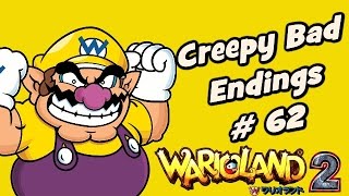 Creepy Bad Endings Wario Land 2 [upl. by Ahsauqal935]