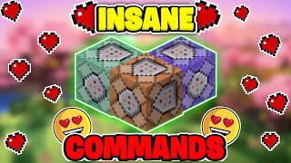 TOP 5 AMAZING COMMAND BLOCK HACKS FOR MCPE 121 minecraft commands hacks [upl. by Enaud]