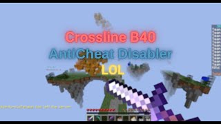 Crossline B40 MİNİBLOX ANTİHİLE fully Disabler wCrossline B40 [upl. by Otrebron]