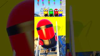 GTA V  RED MINION SUPER JUMP WITH COLOUR MINIONS BUT ALL CLEARED EP669 shorts [upl. by Jenn]